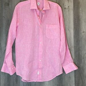 Peter Millar Casual Pink line. Button-Down Shirt